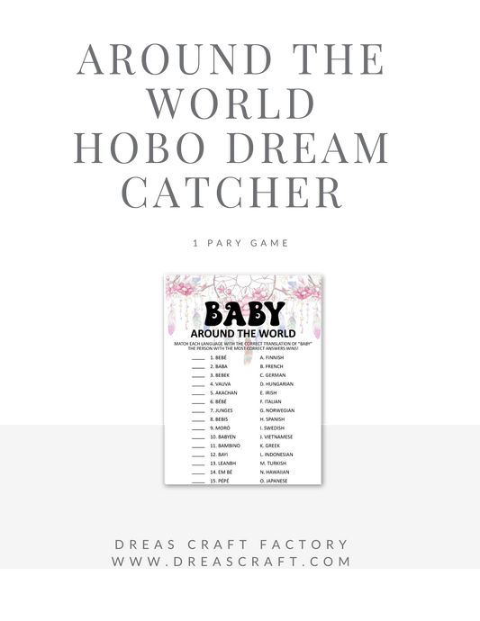 Baby Around the World Boho Theme