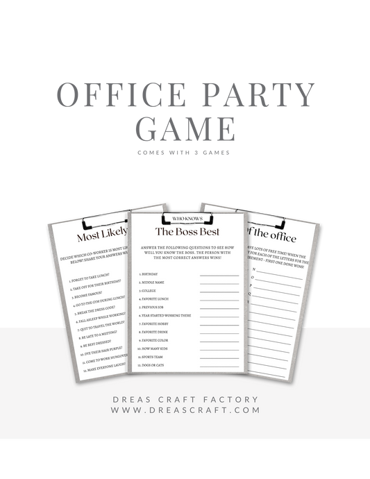 Office Party Game