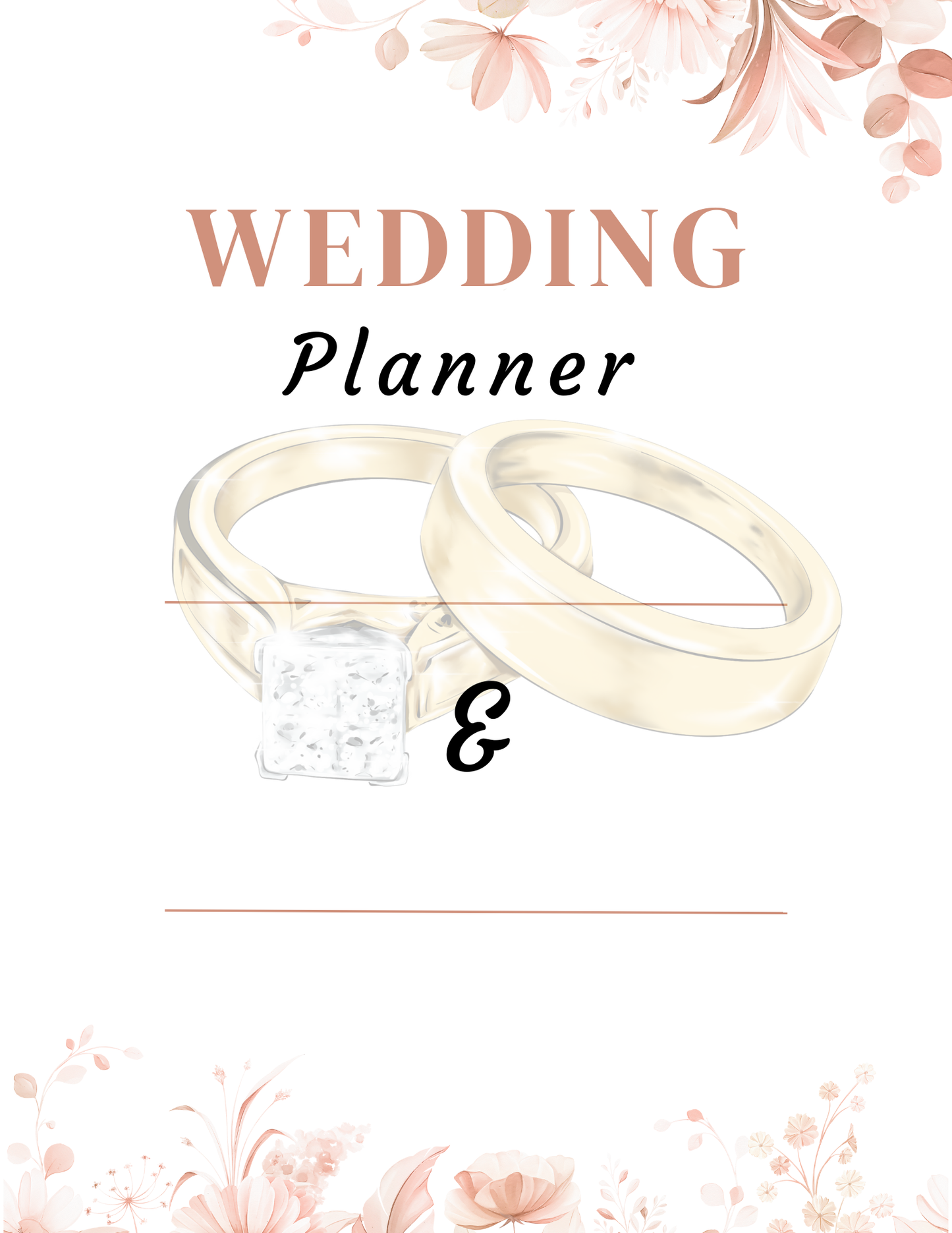 Canva Edible Wedding Planner- Mauve